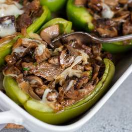 Philly Cheesesteak Peppers