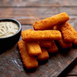 Fish Sticks with Homemade Dipping Sauce 