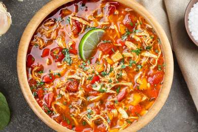 Crock Pot Chicken Taco Soup