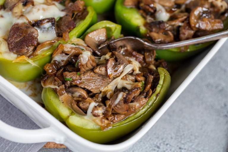 Philly Cheesesteak Peppers