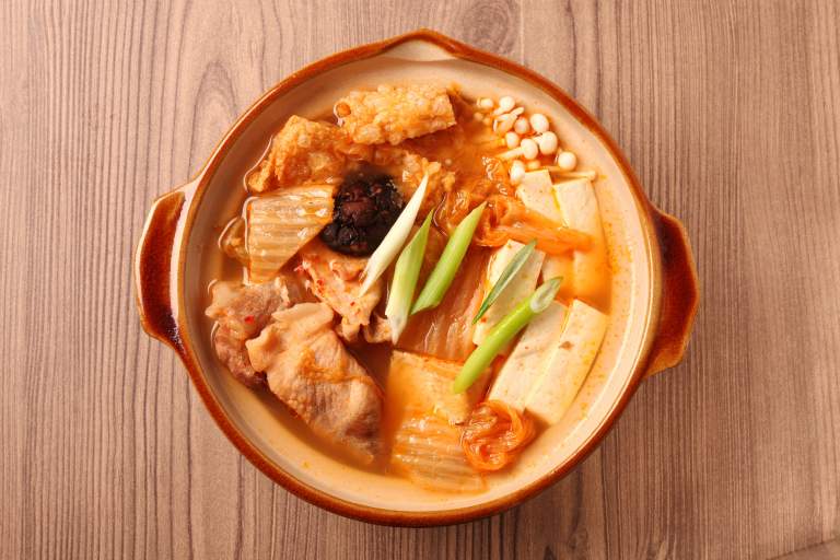 Instant Pot Napa Cabbage & Kimchi Stew