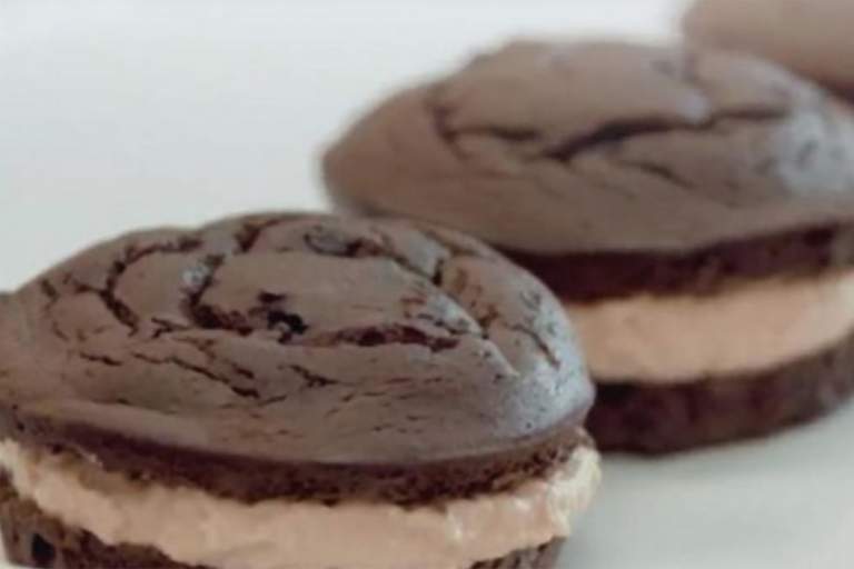 Peanut Butter Brownie Whoopie Pies