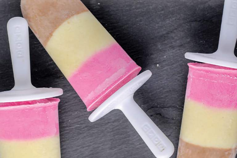 Neapolitan Froyo Popsicles